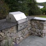 Outdoor Kitchen with Granite Counters - Raleigh NC
